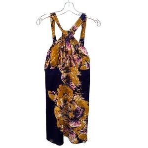 The Limited - Floral Print Halter Summer Dress Size 6